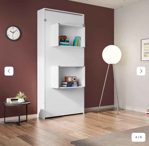 Cama Sencilla Abatible Japón Blanco