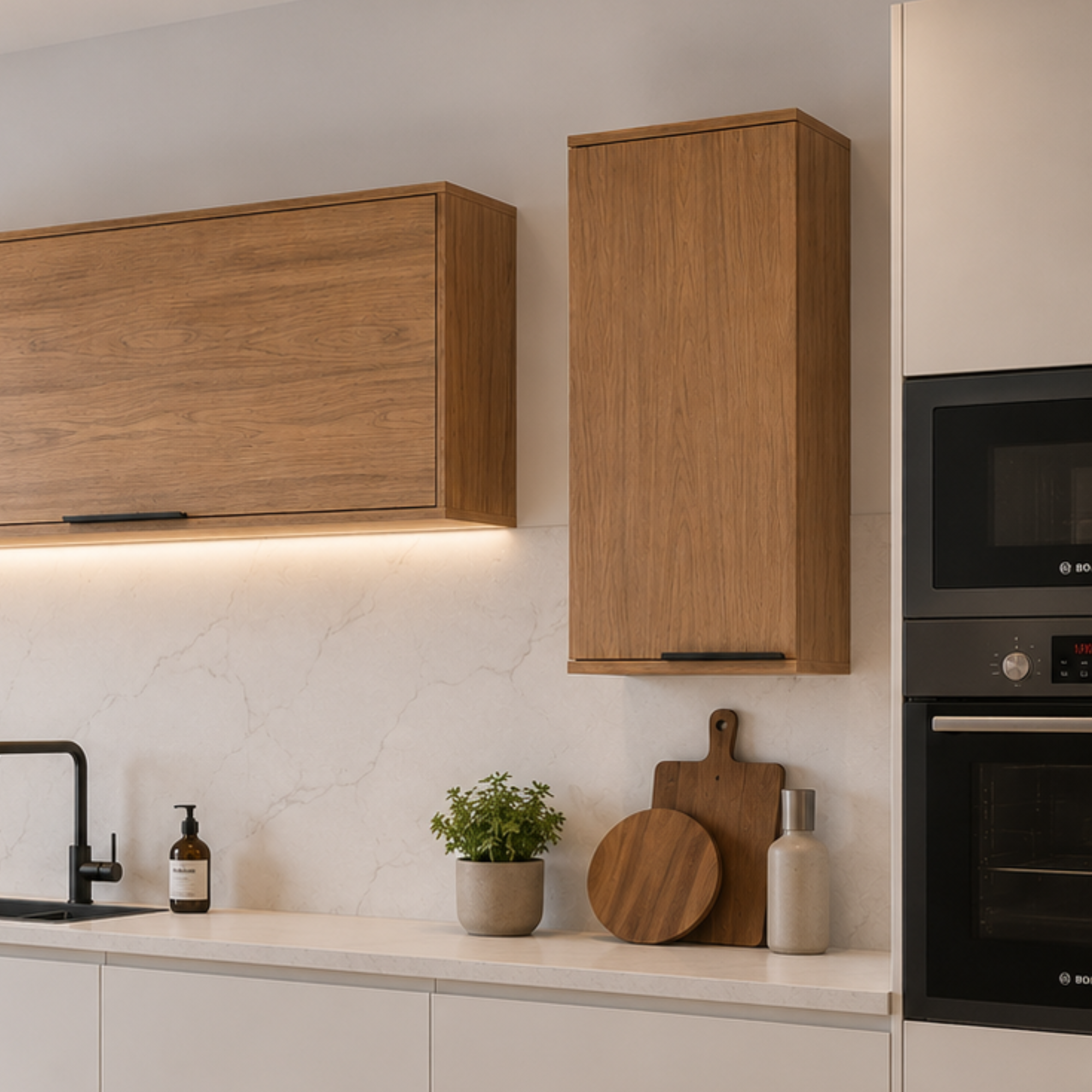 Mueble Aéreo de Cocina Java Natural