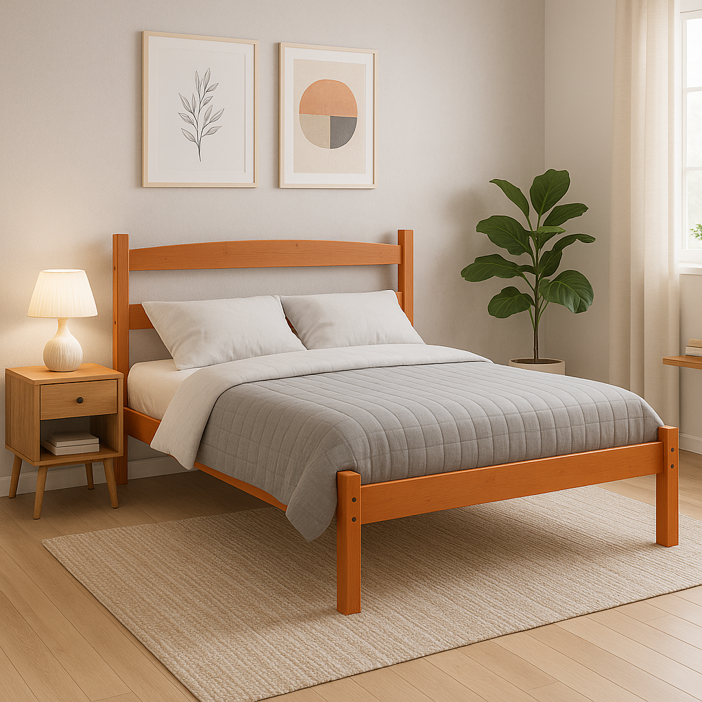 Cama doble kazan acacia