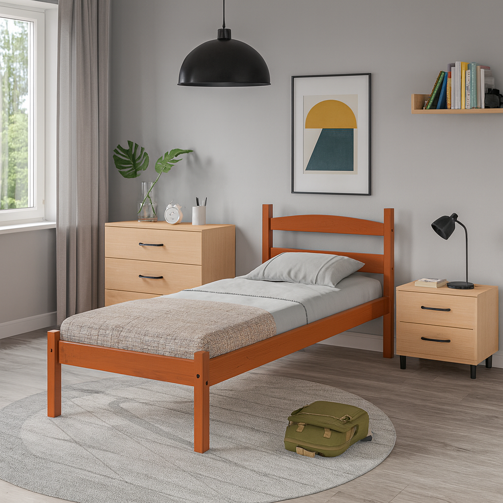 Cama sencilla kazan acacia