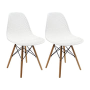 Kit por 2 silla colmeia tipo eames