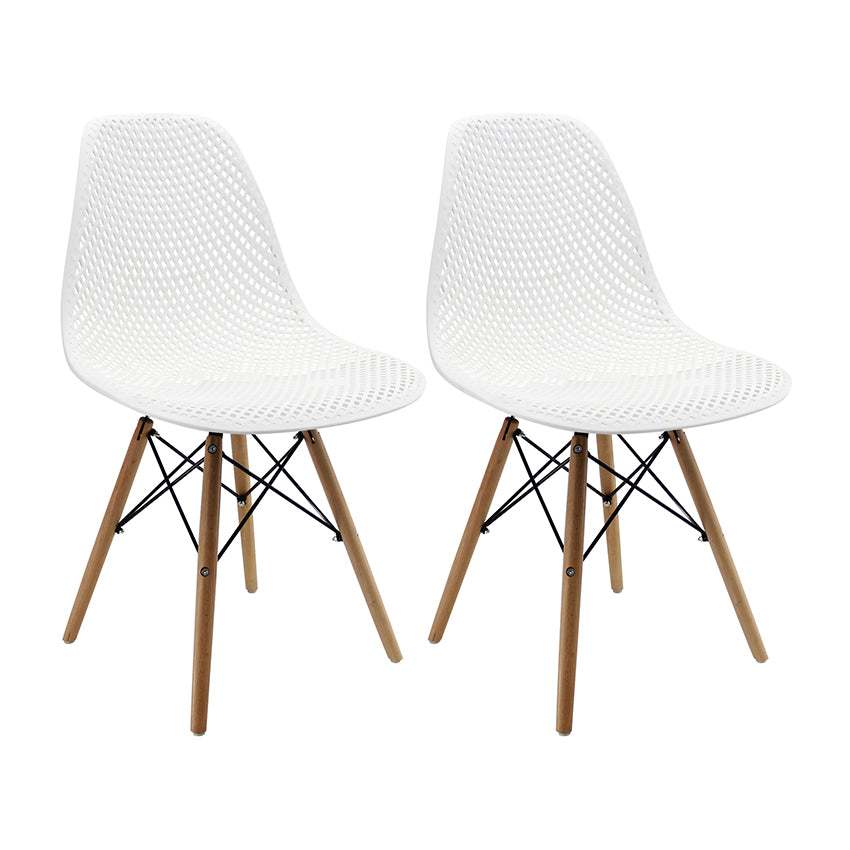 Kit por 2 silla colmeia tipo eames