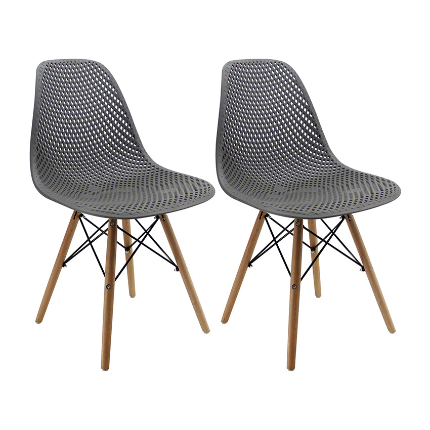 Kit por 2 silla colmeia tipo eames