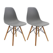 Kit por 2 silla dkr tipo eames para comedor