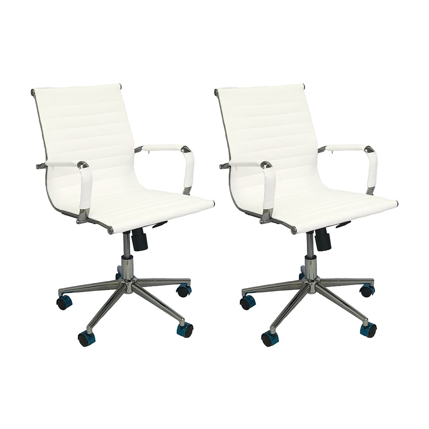 Kit por 2 silla esterilla baja para oficina 3301 baja