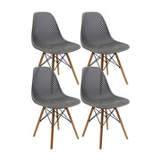 Kit por 4 silla colmeia tipo eames