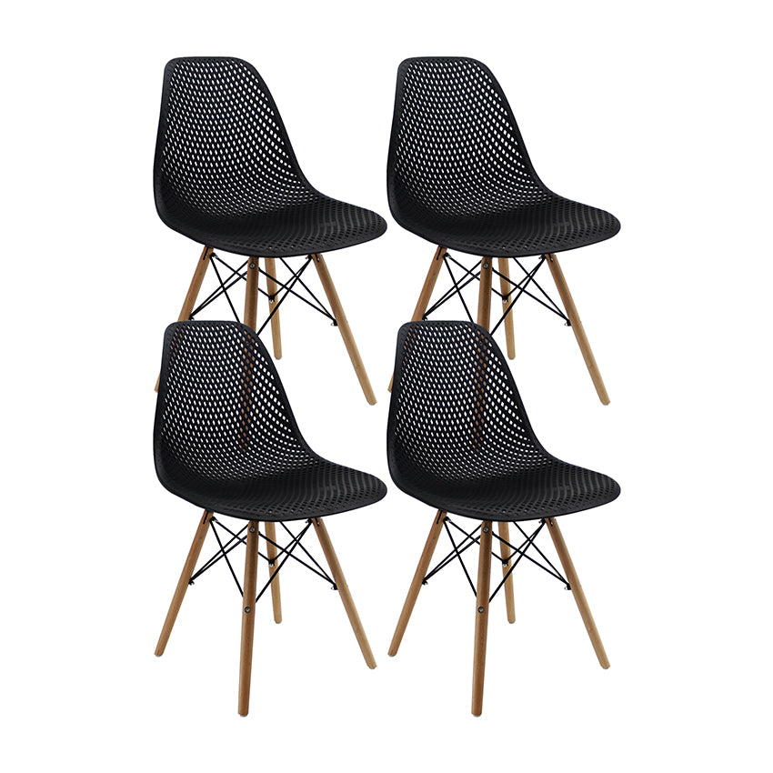 Kit por 4 silla colmeia tipo eames