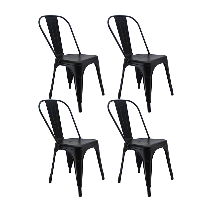 Kit por 4 silla tolix metalica para comedor restaurante