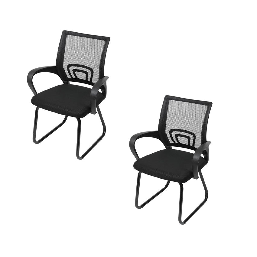Kit por 2 silla tok oficina fija escritorio   negro