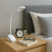 Lámpara Decorativa De Mesa En Led Base Pinza