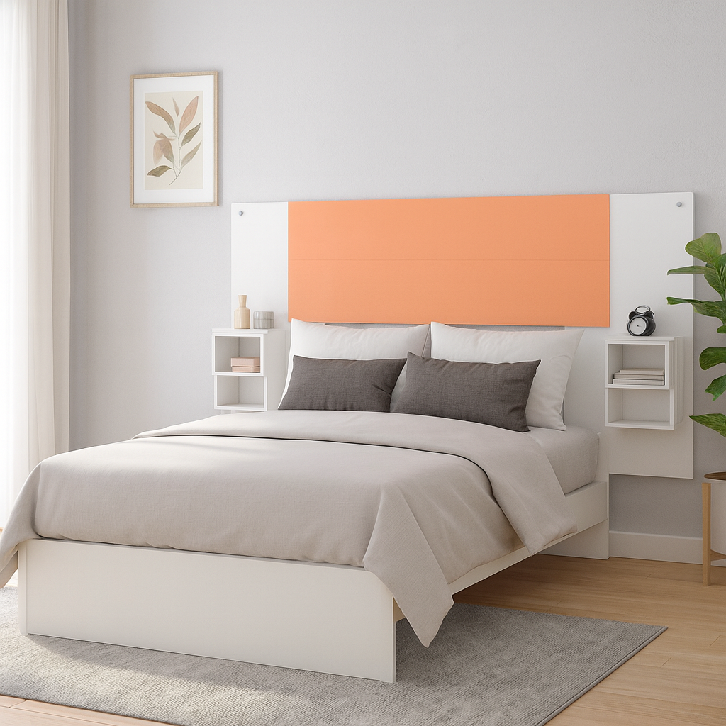 Cabecera libano blanco salmon