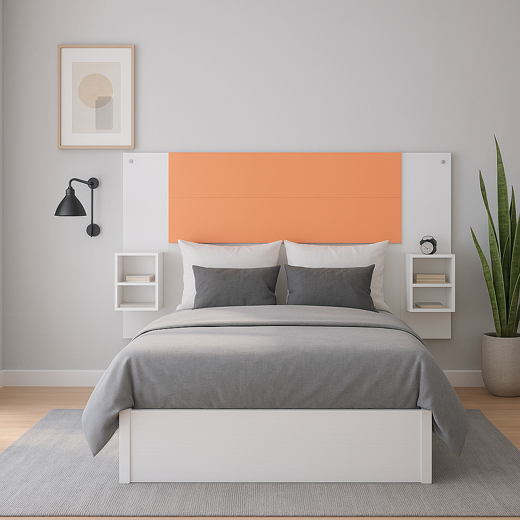 Cabecera libano blanco salmon