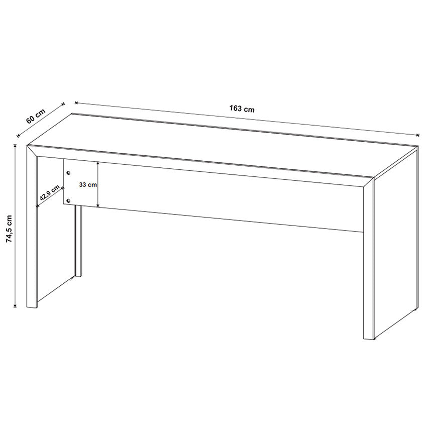 Escritorio lima negro