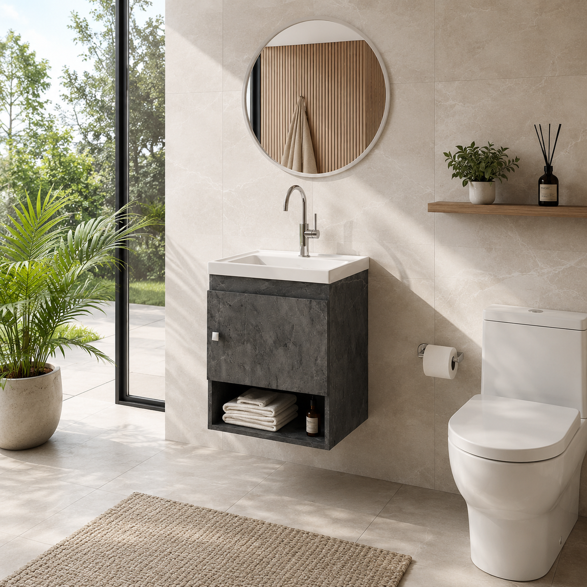 Mueble De Baño con Lavamanos Linz