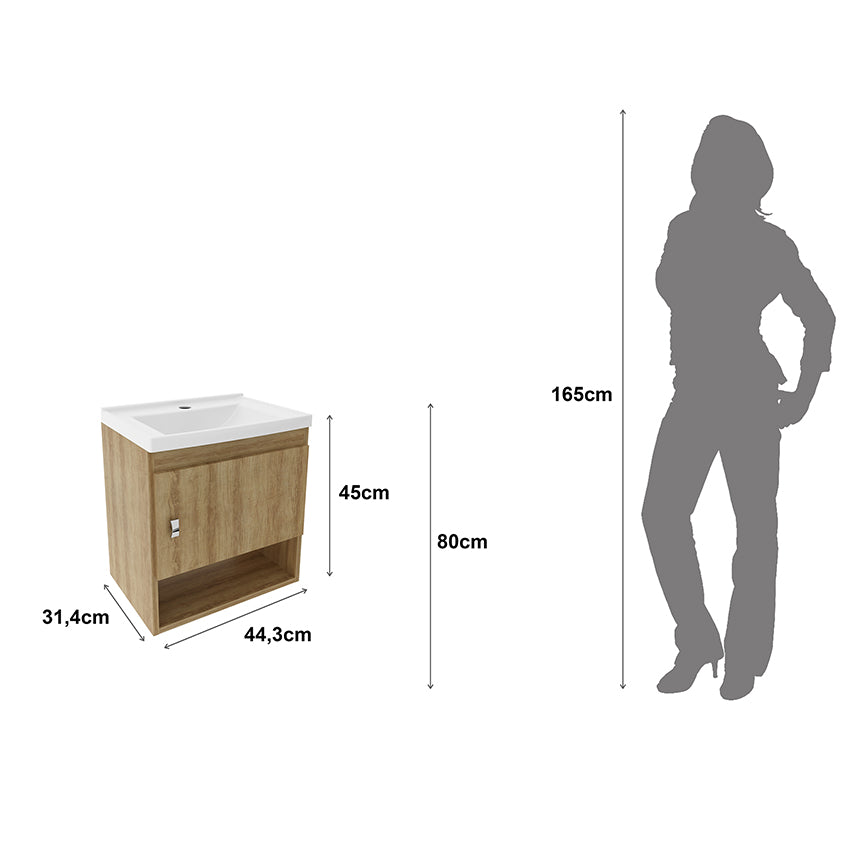 Mueble De Baño con Lavamanos Linz