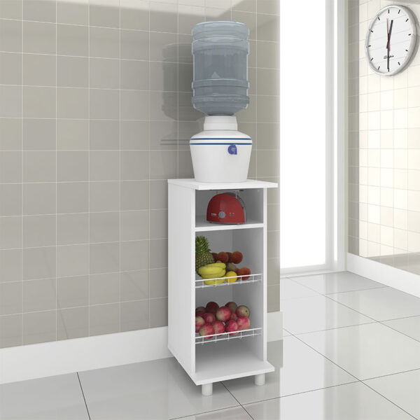 Mueble Auxiliar de Cocina Lisboa Blanco con 4 Compartimientos