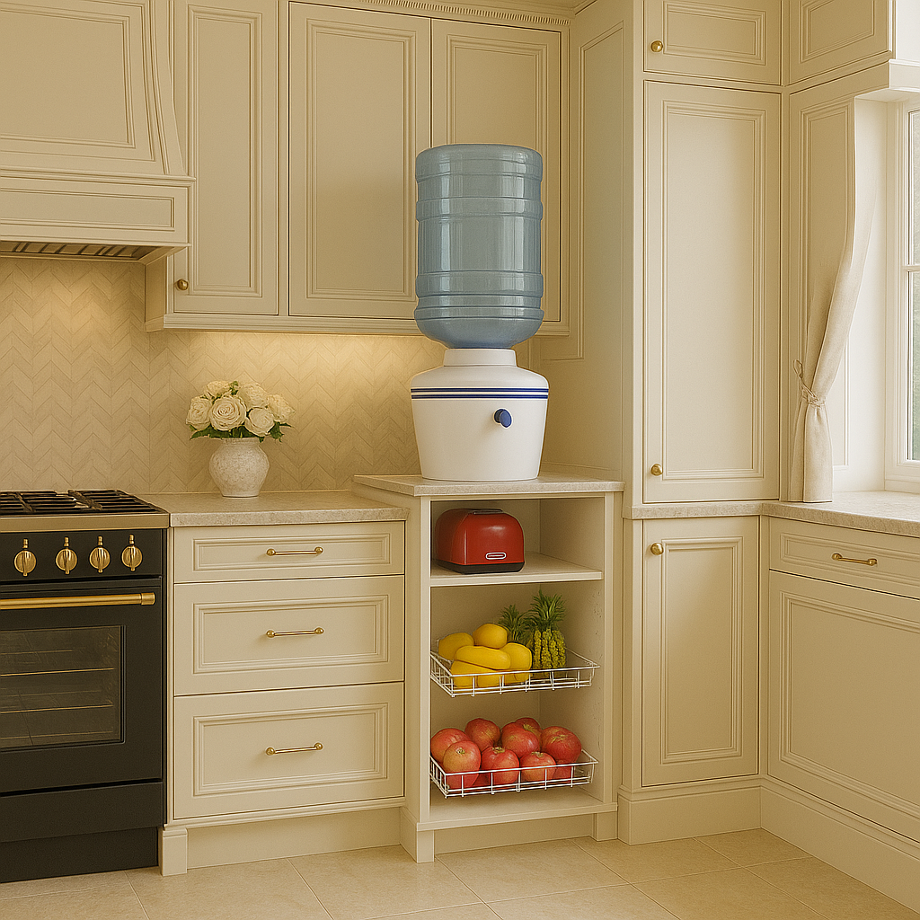 Mueble Auxiliar de Cocina Lisboa Blanco con 4 Compartimientos