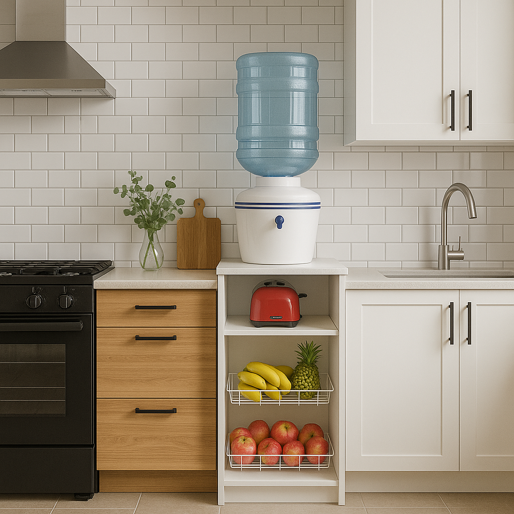 Mueble Auxiliar de Cocina Lisboa Blanco con 4 Compartimientos