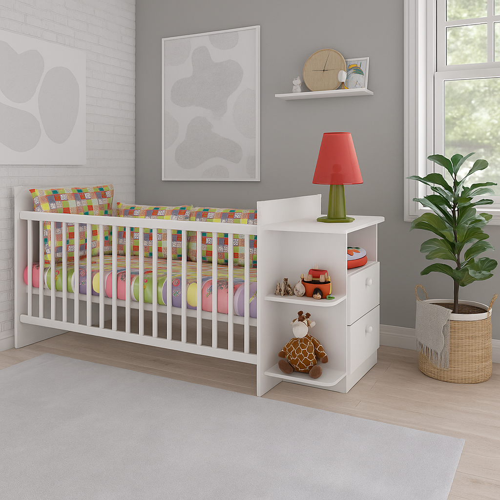 Cuna + Comoda Luna