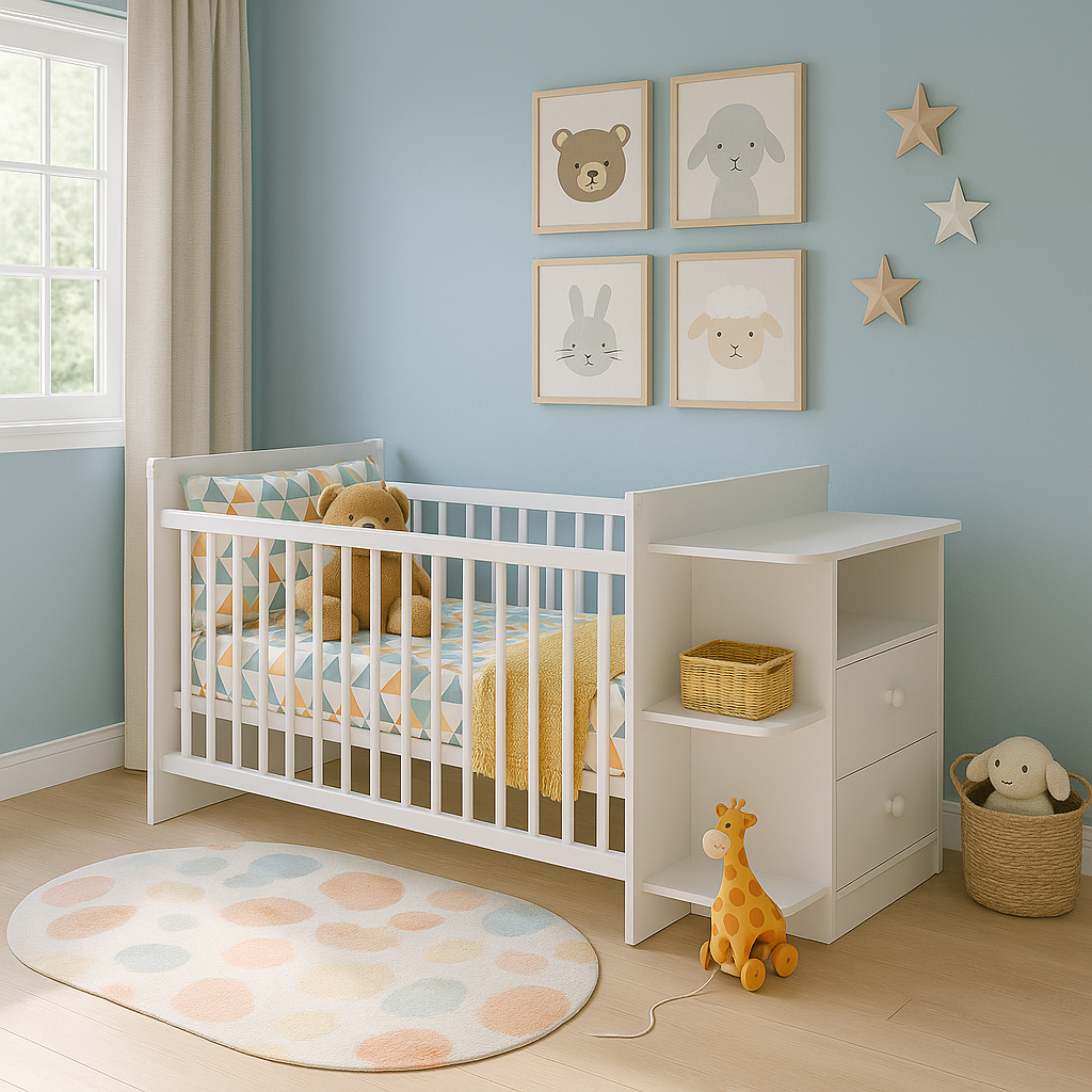 Cuna + Comoda Luna