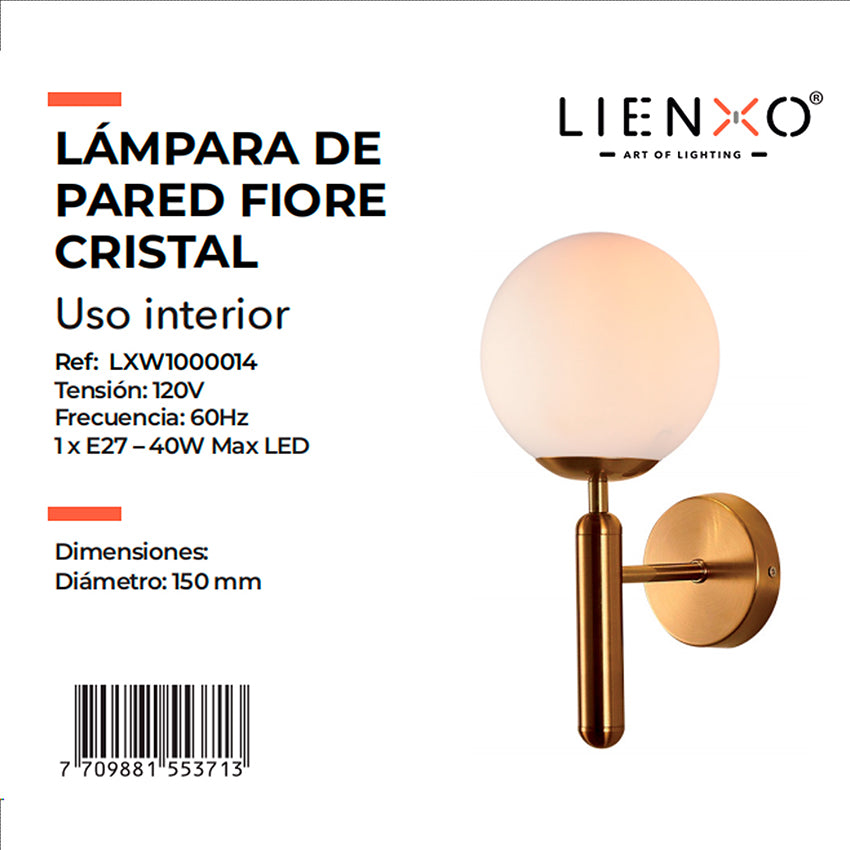 Lámpara de pared Fiore