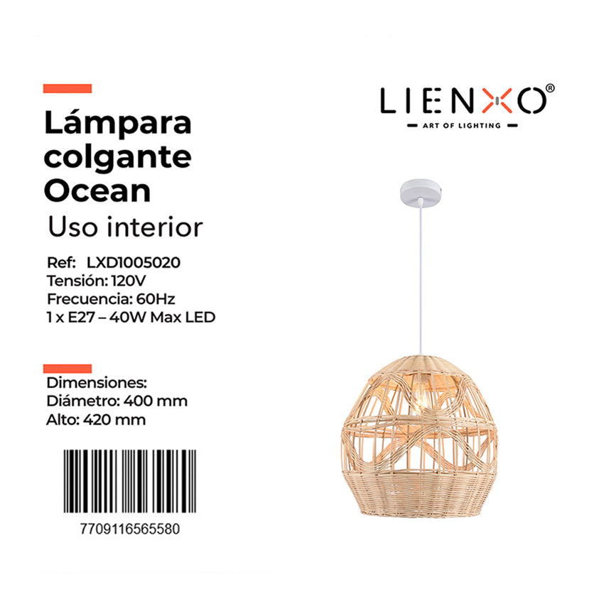 Lámpara colgante ocean