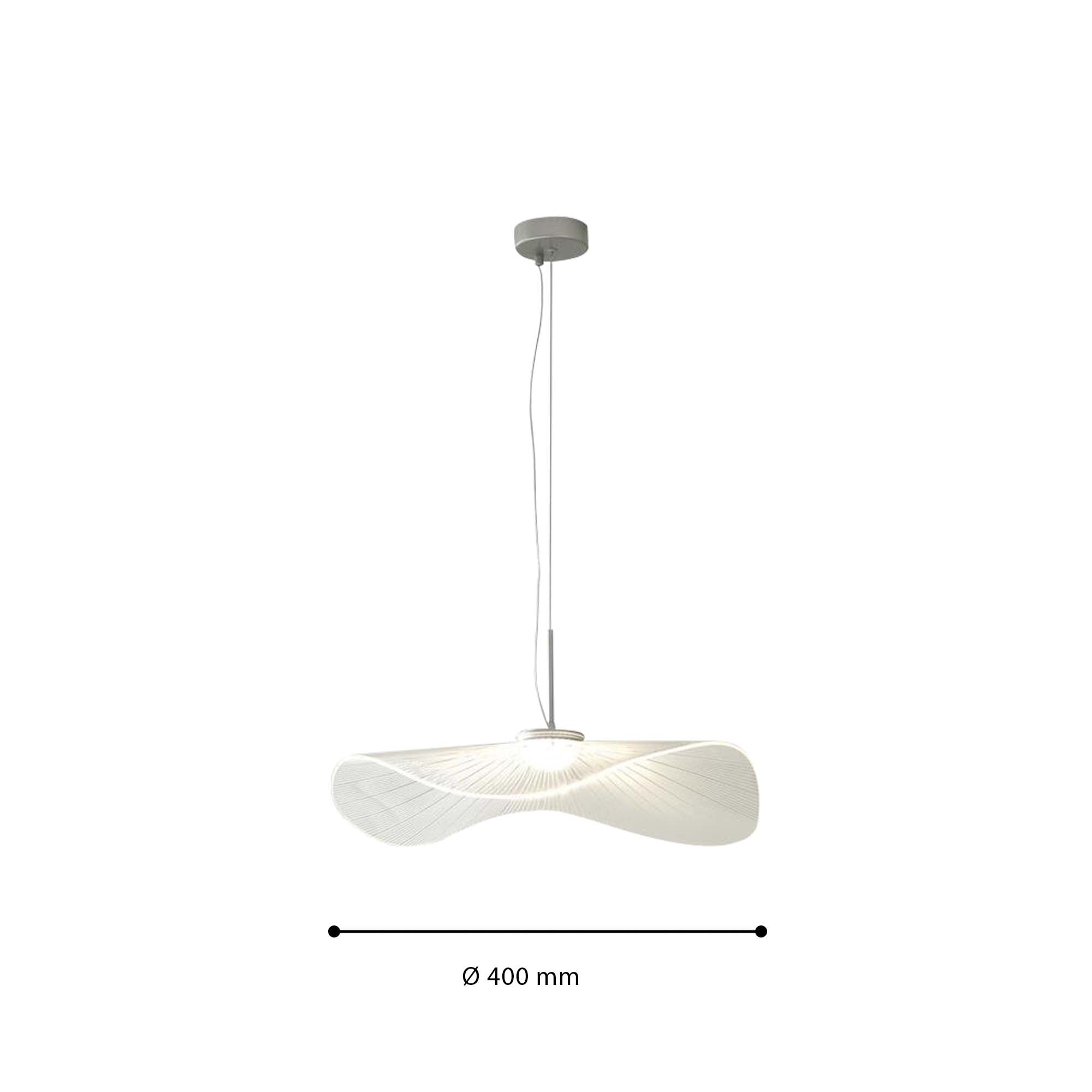 Lámpara LED de techo Edita white