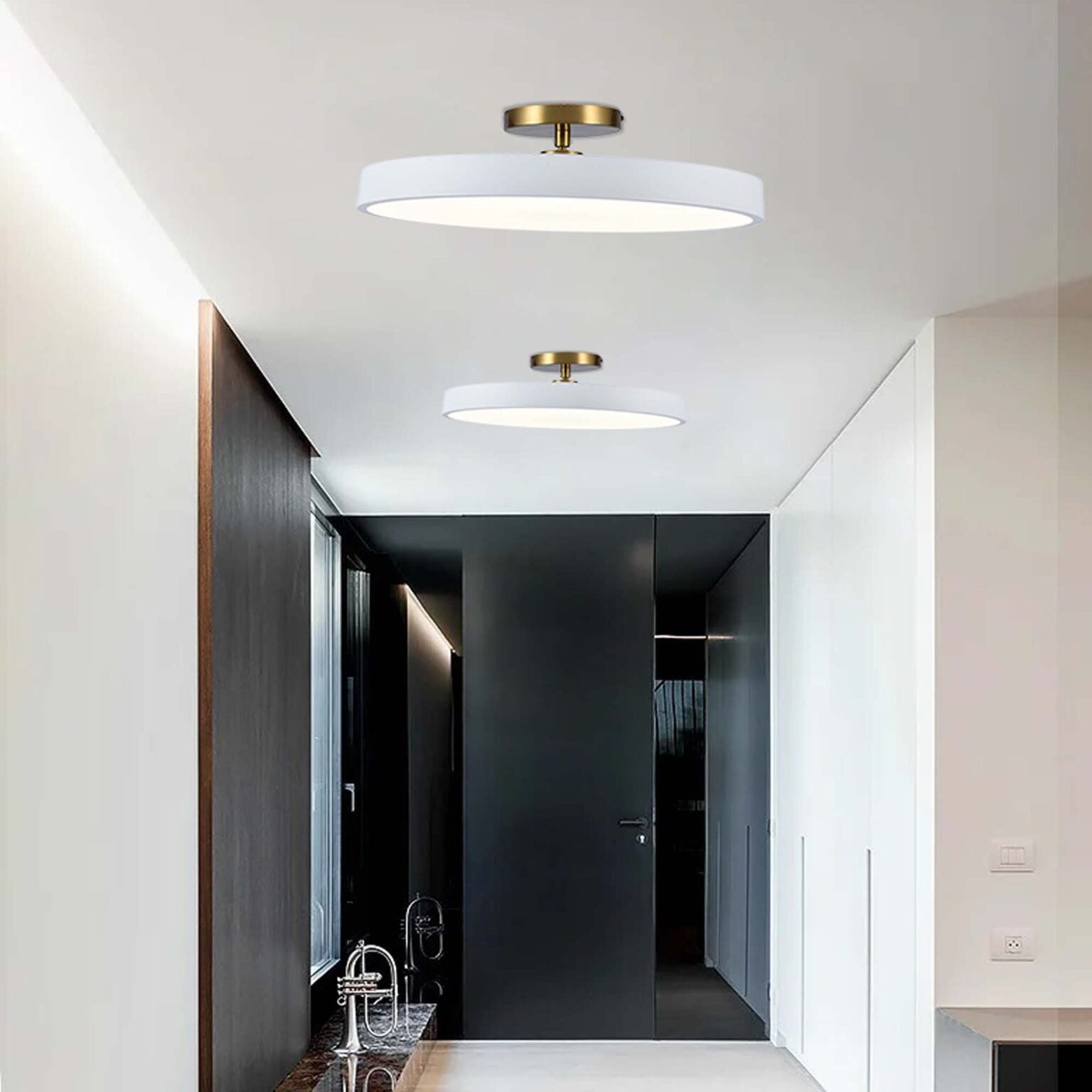 Lámpara LED de techo Edita white