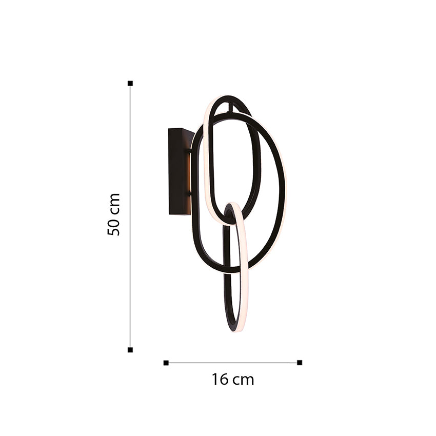 Lámpara led de pared look