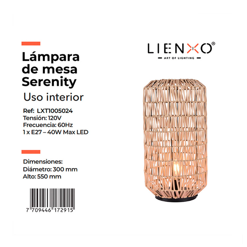 Lámpara de mesa serenity
