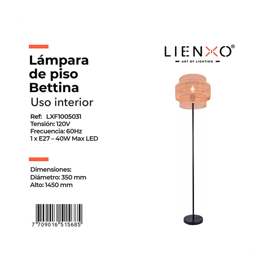Lámpara de piso bettina