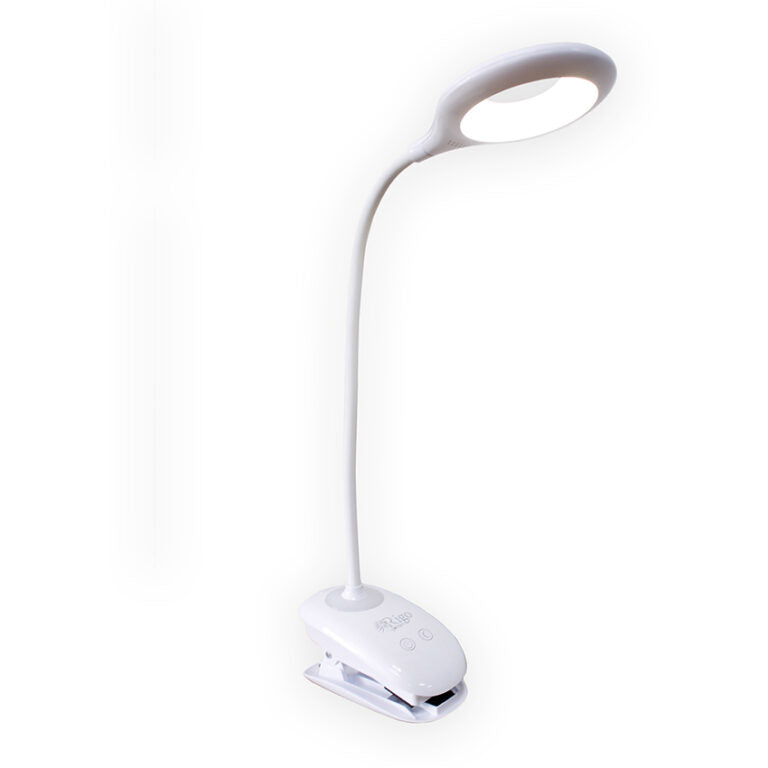 Lámpara Decorativa de Mesa en Led Base pinza