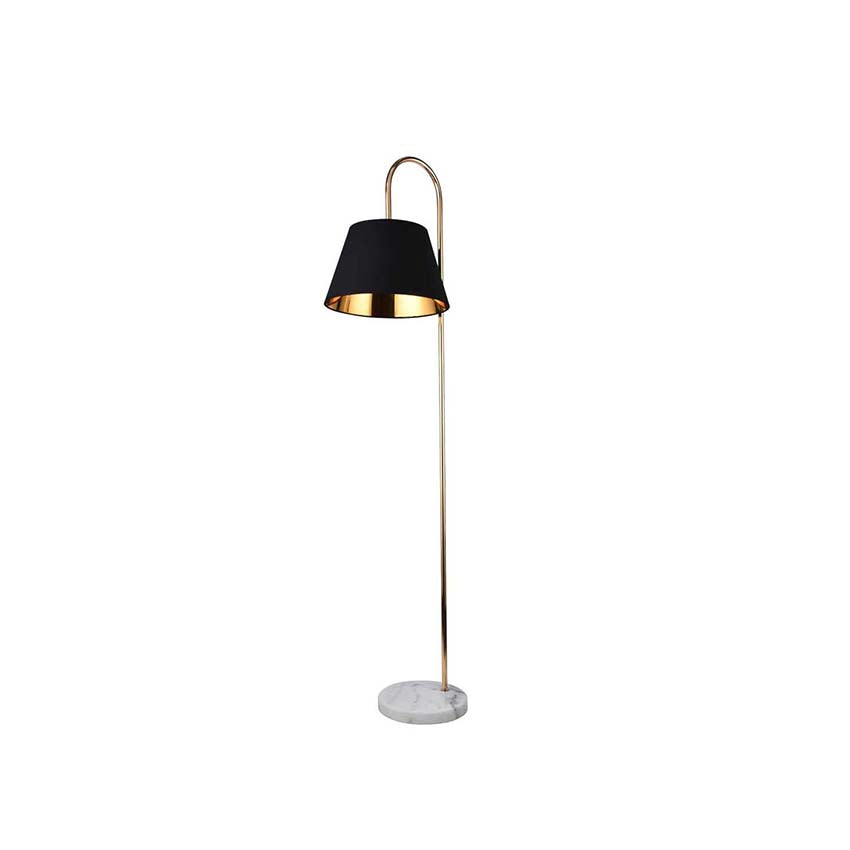 Lámpara de piso Ottar black