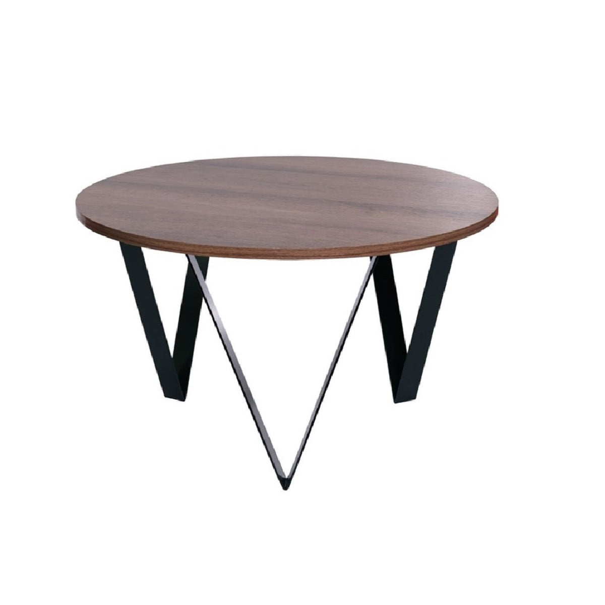 Mesa De Centro Redonda Victory 35x60cm Amaretto