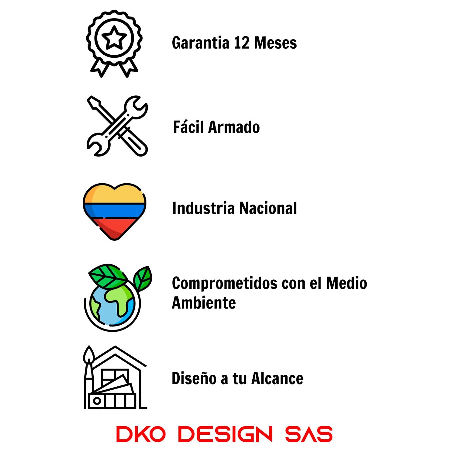 Mesa de Centro Ahorra Espacio DKO (40x80x50) Blanco - Vienes