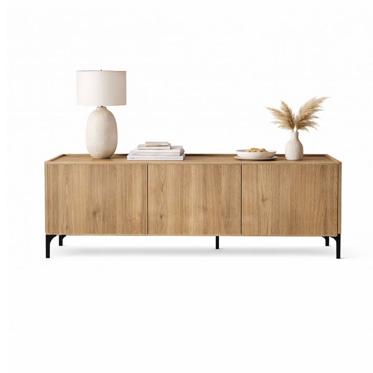 Mesa de Tv 65" Puertas Benito 50x150x30cm Madera