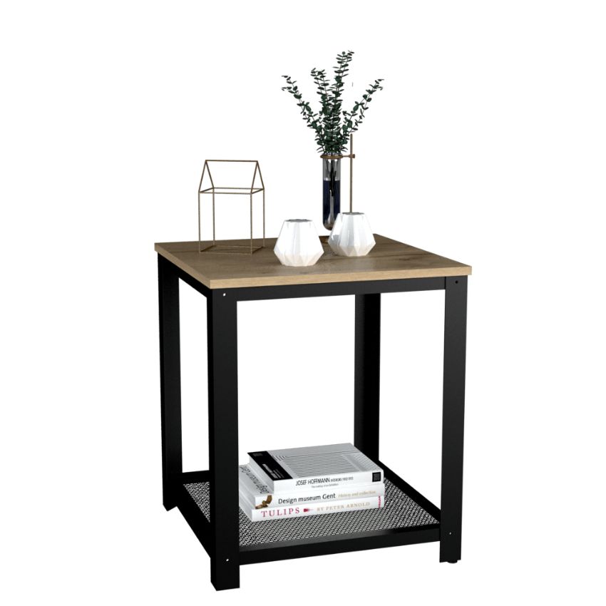 Mesa auxiliar dusty café claro