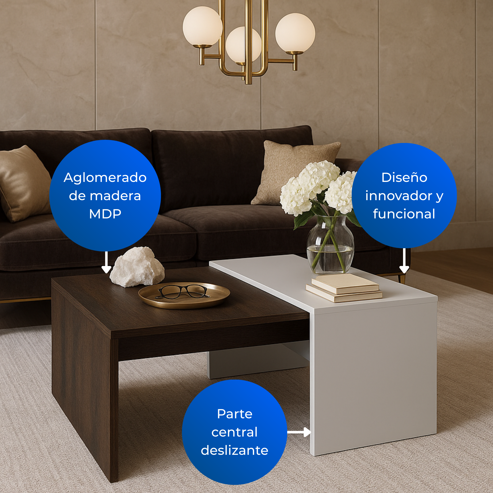 Mesa De Centro Cobeña