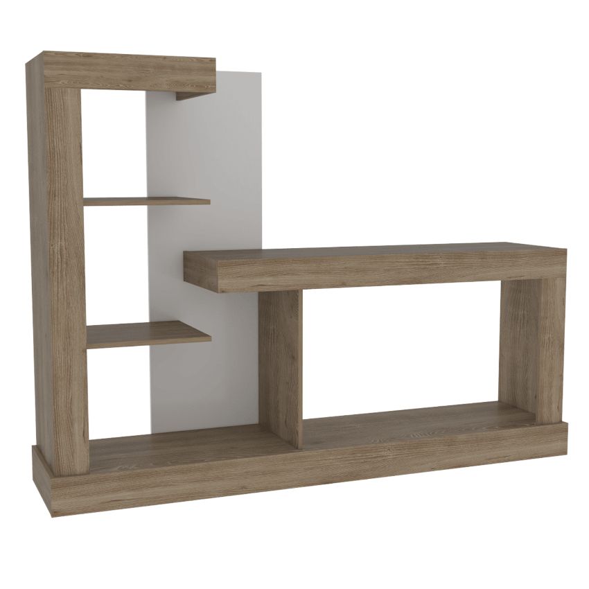 Mesa para tv samir miel/blanco