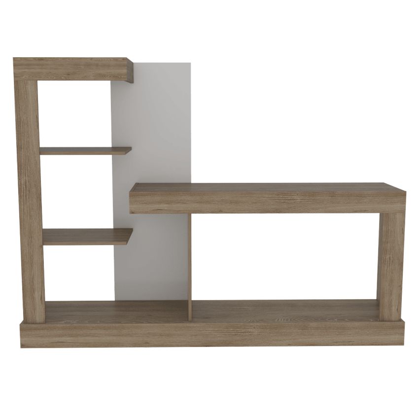 Mesa para tv samir miel/blanco