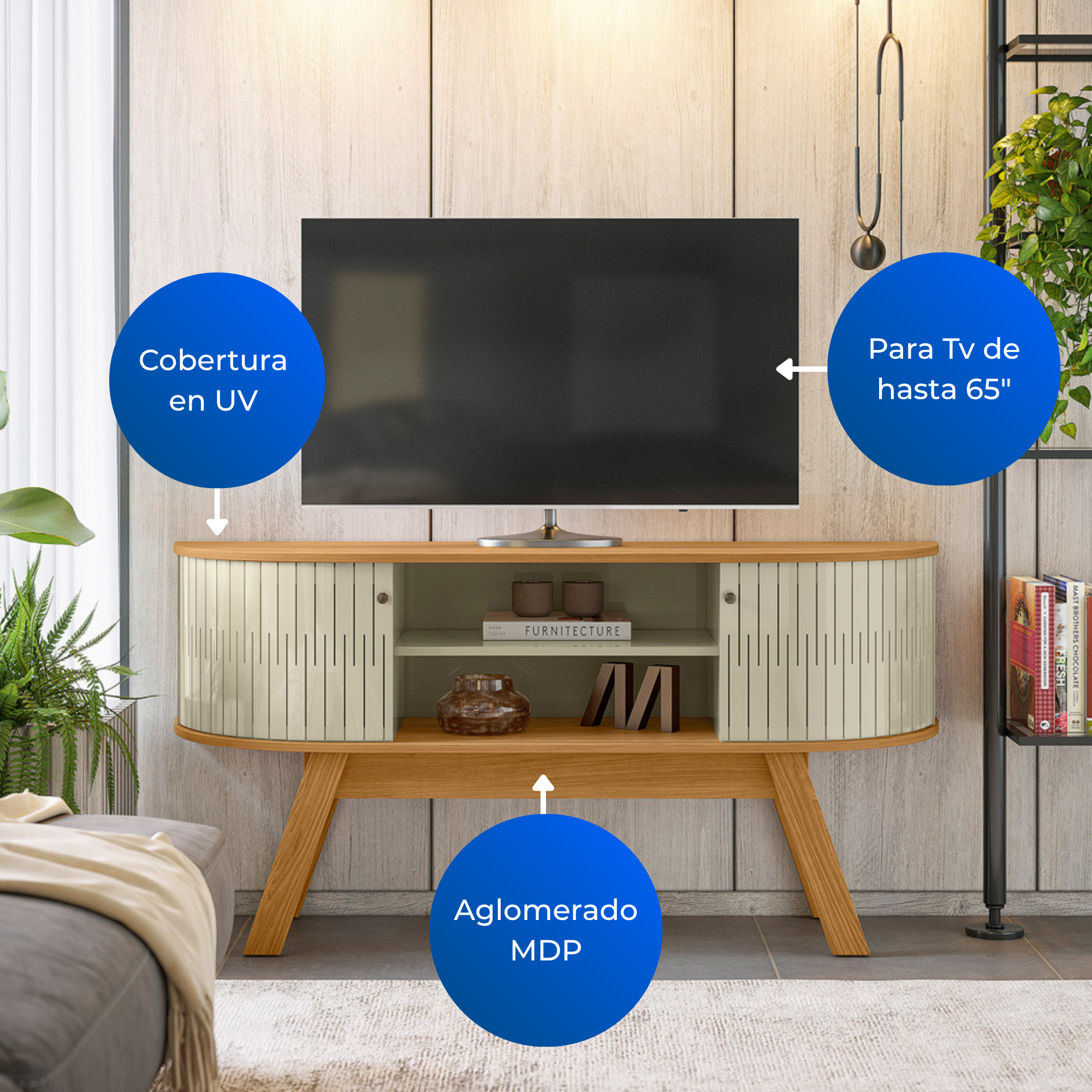 Mesa para TV 55" Atlas
