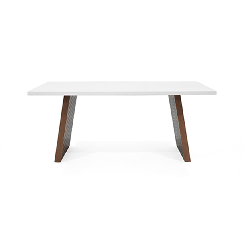 Mesa comedor 6 puestos aragon blanco
