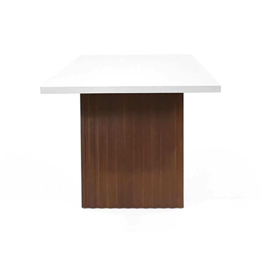 Mesa comedor 6 puestos aragon blanco
