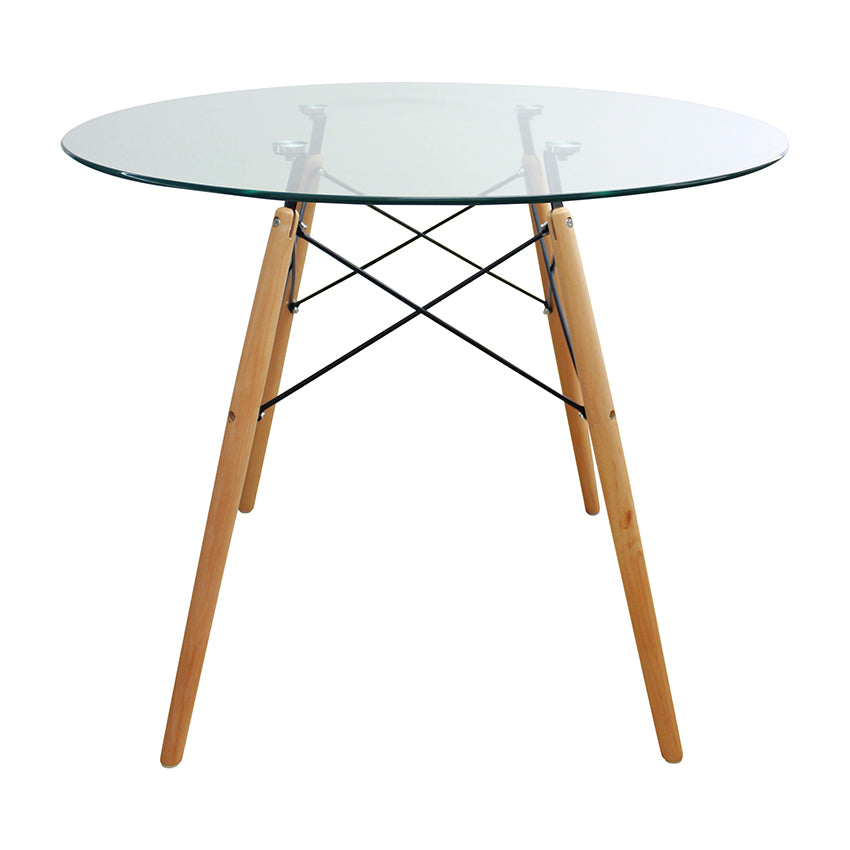 Mesa DKR Tipo Eames Redonda Tapa