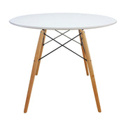 Mesa dkr tipo eames redonda tapa