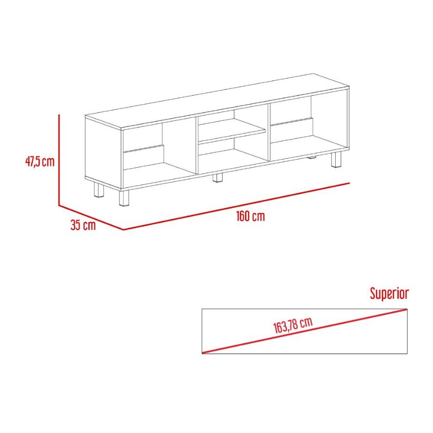 Mesa Para Tv Tunez Duqueza Para Televisor Hasta 70 Pulgadas
