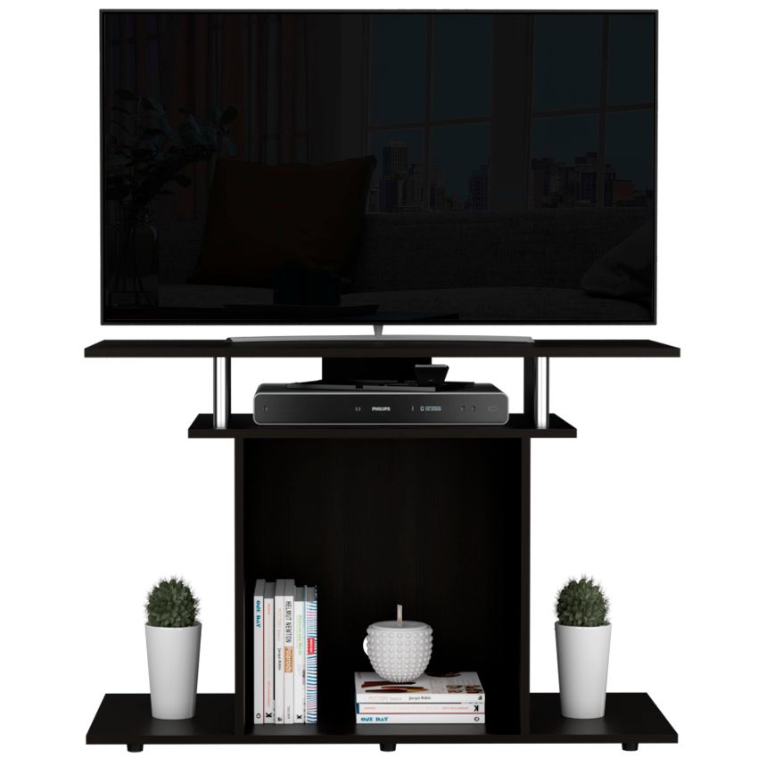 Mesa tv invy, wengue y negro