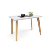 Mesa comedor lugo matiz 4 puestos blanco
