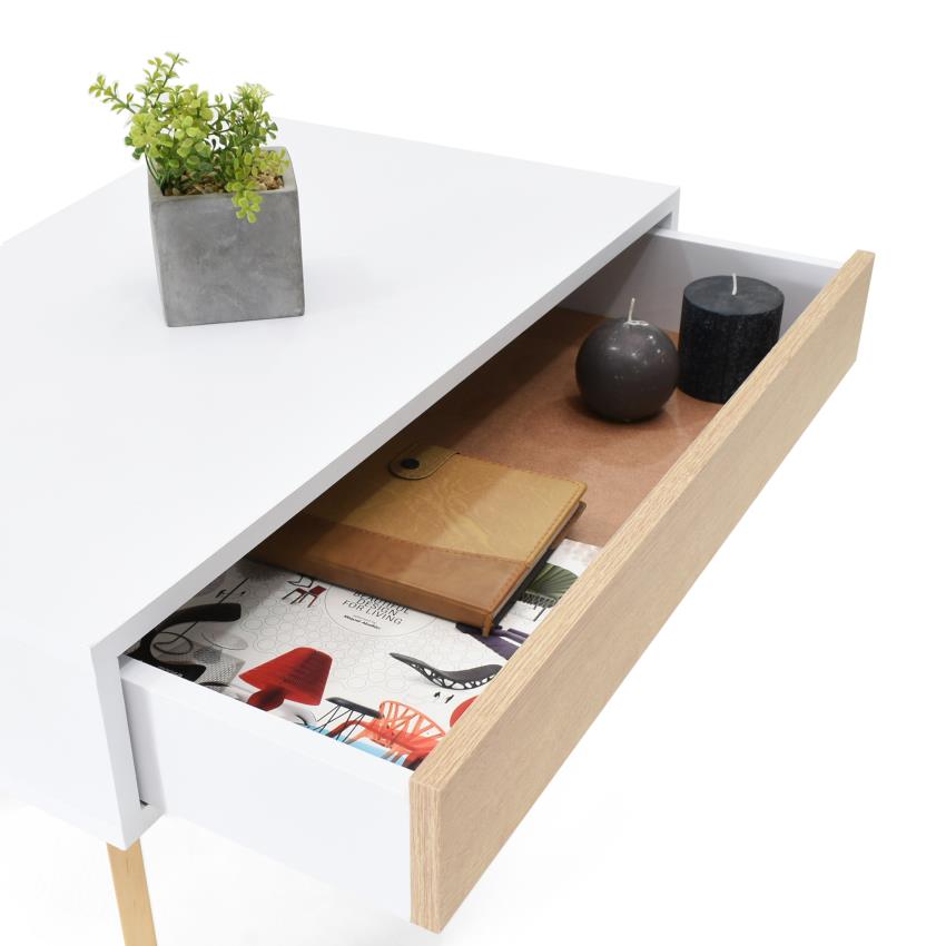 Mesa de centro sión blanco