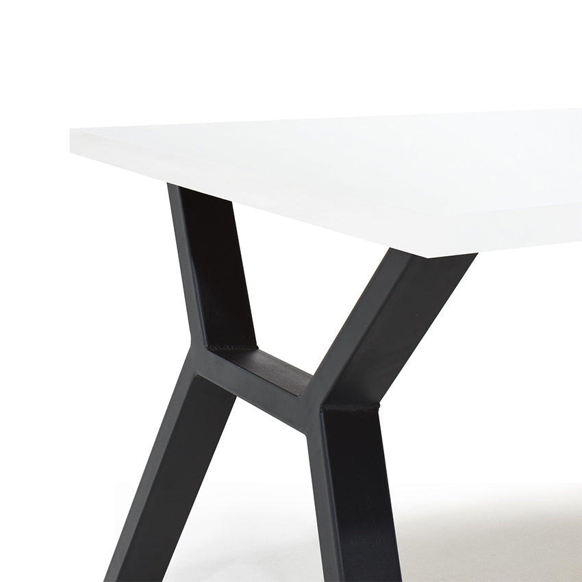 Mesa de comedor 4 puestos miura blanco